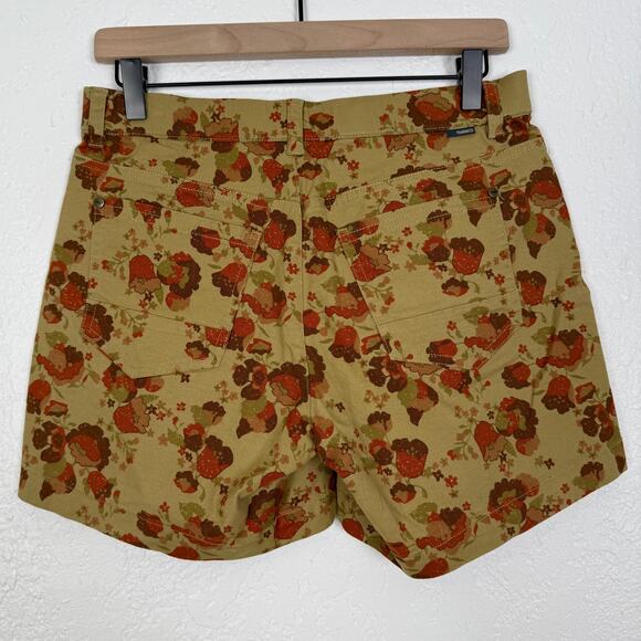 Toad & Co. Earthworks Camp Shorts Organic Cotton Floral Size 4 - Picture 2 of 4